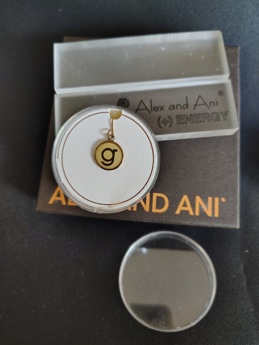 Alex and Ani 14kt Sterling Silver Initial G Charm 910